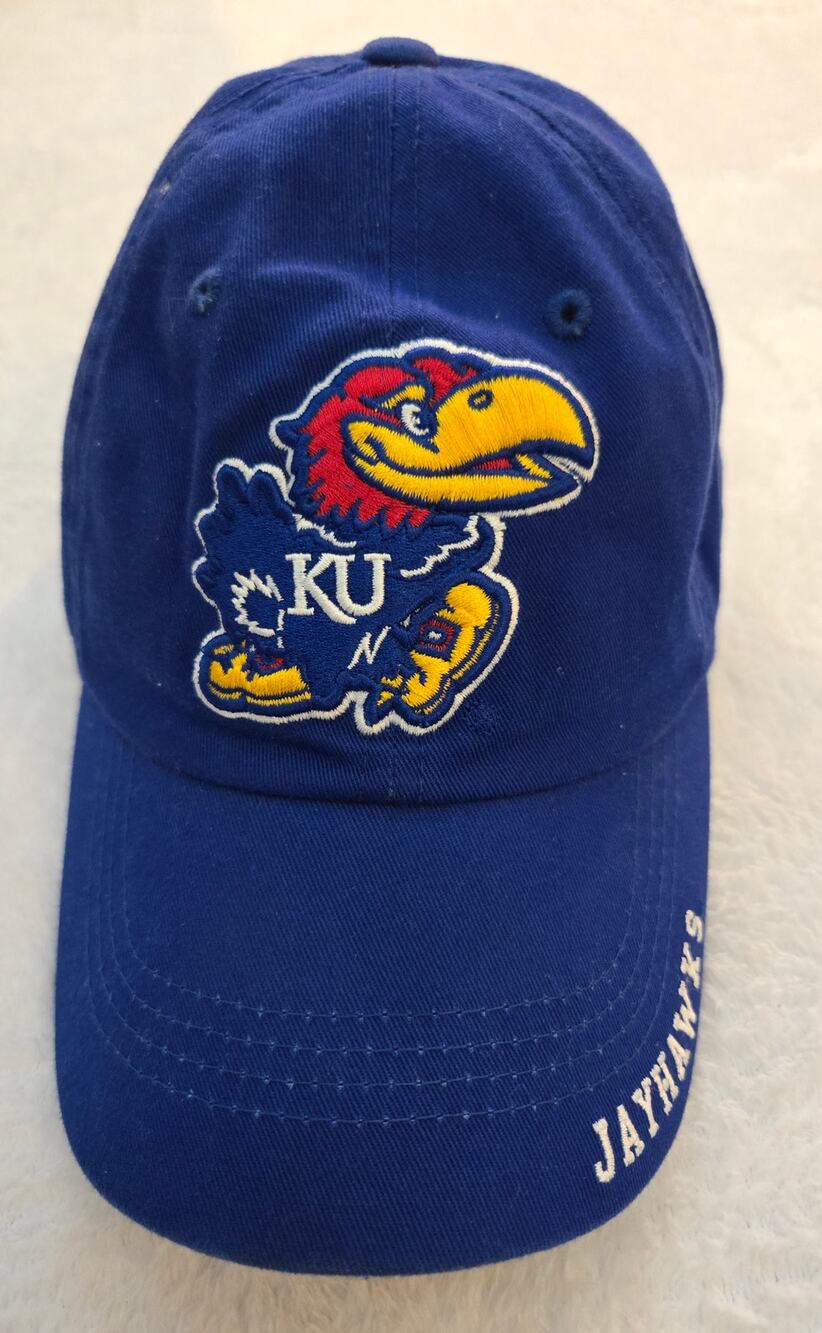 Kansas University Jayhawks NCAA Adjustable Baseball Cap Blue KU Hat